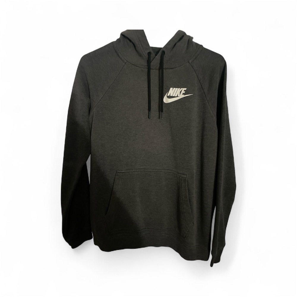 Nike Men's Charcoal Gray Hoodie
